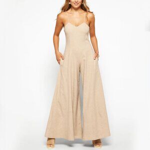 NWT B.Freedom Yara Sleeveless Wide Leg Jumpsuit Size M